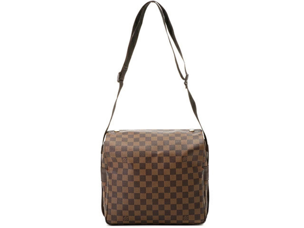 Louis Vuitton Bag Naviglio Damier Shoulder Brown
